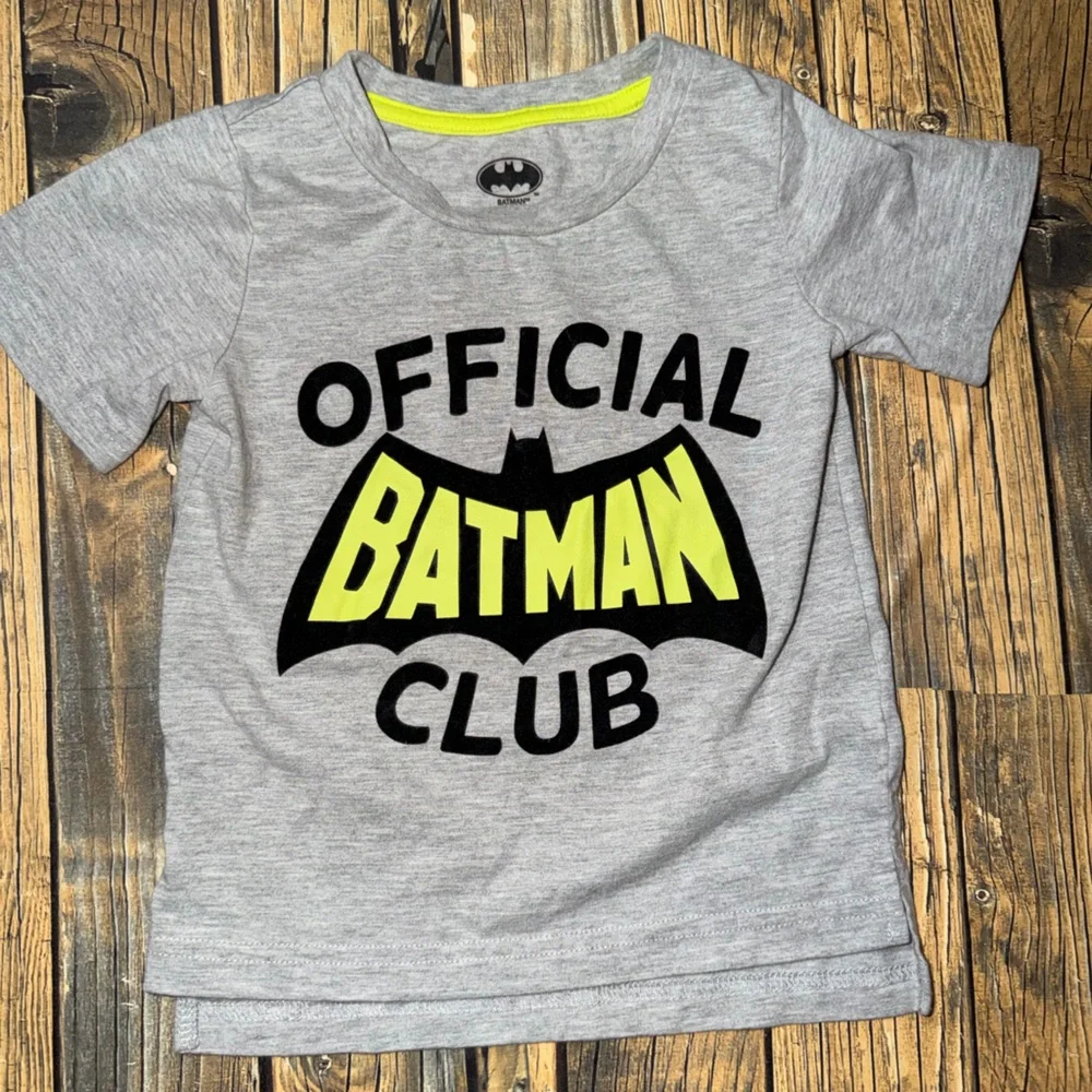 Batman Gray‎ T-Shirt with Neon Accents